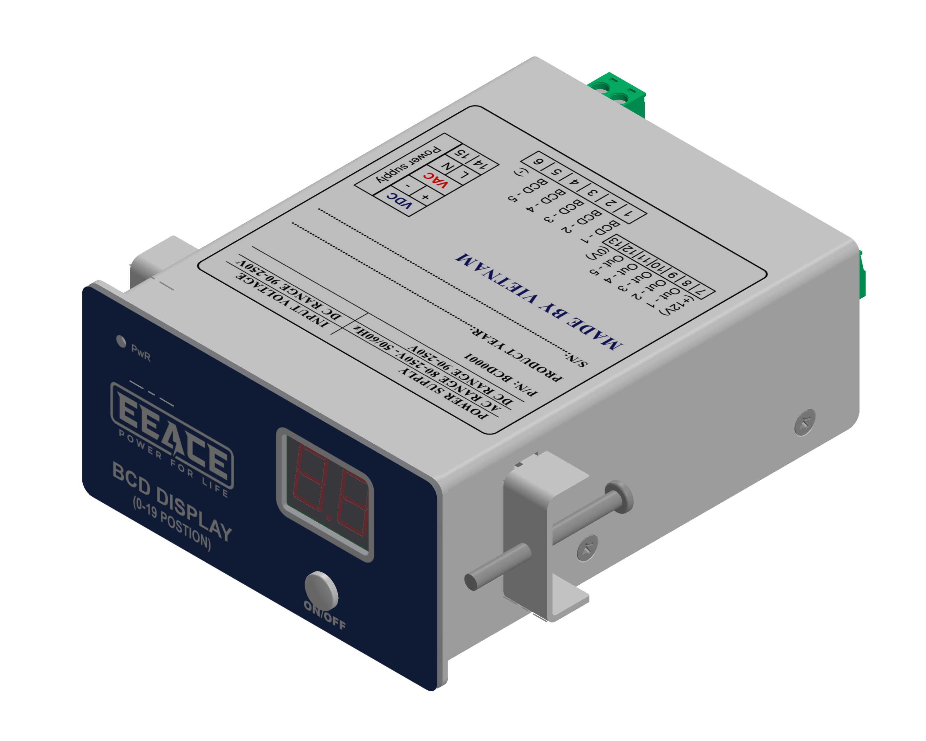 BCD DISPLAY (0-19 Position)