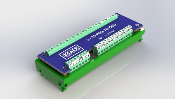 Bộ mã hóa 0-39 vị trí sang BCD nguồn 12-260VDC