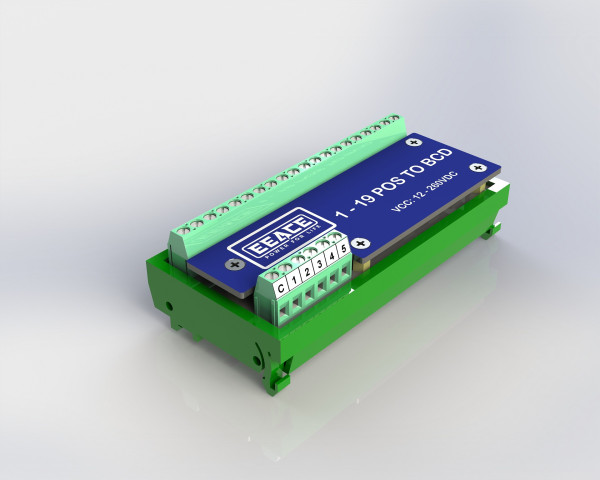 Bộ mã hóa 1-19 vị trí sang BCD nguồn 12-260VDC (20 pin 5.04mm)