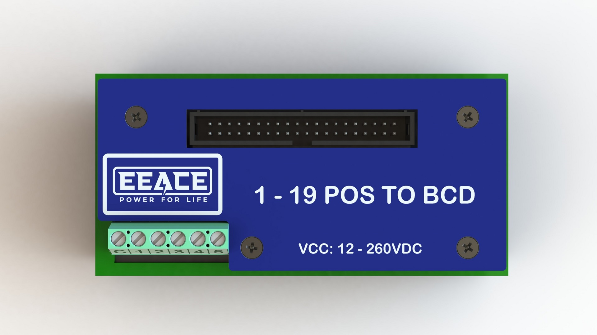 Bộ mã hóa 1-19 vị trí sang BCD nguồn 12-260VDC