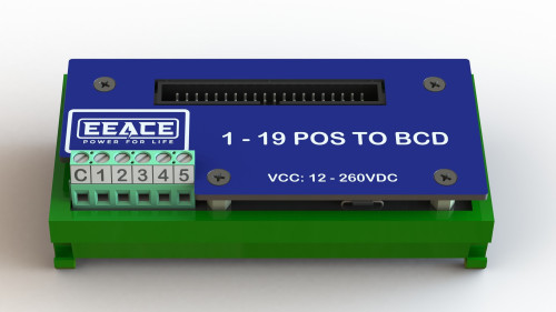 Bộ mã hóa 1-19 vị trí sang BCD nguồn 12-260VDC