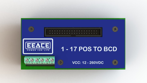 Bộ mã hóa 1-17 vị trí sang BCD nguồn 12-260VDC